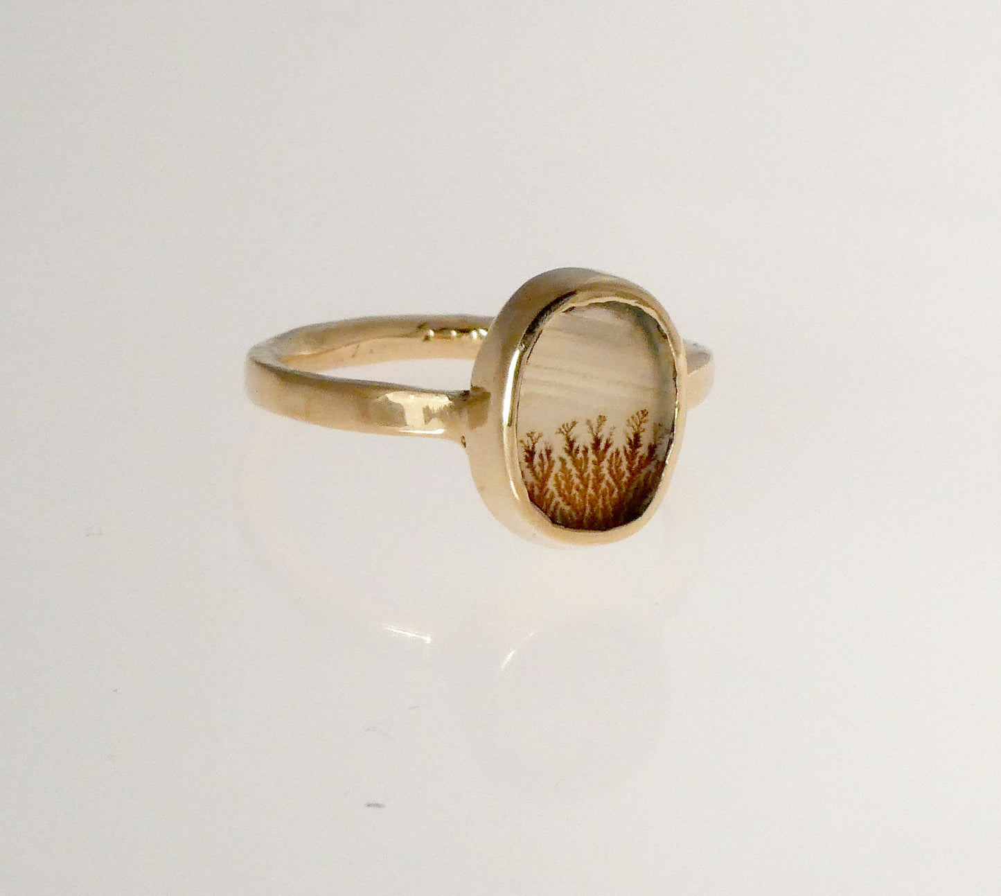 14k Seaweed Ring (One-of-a-Kind)