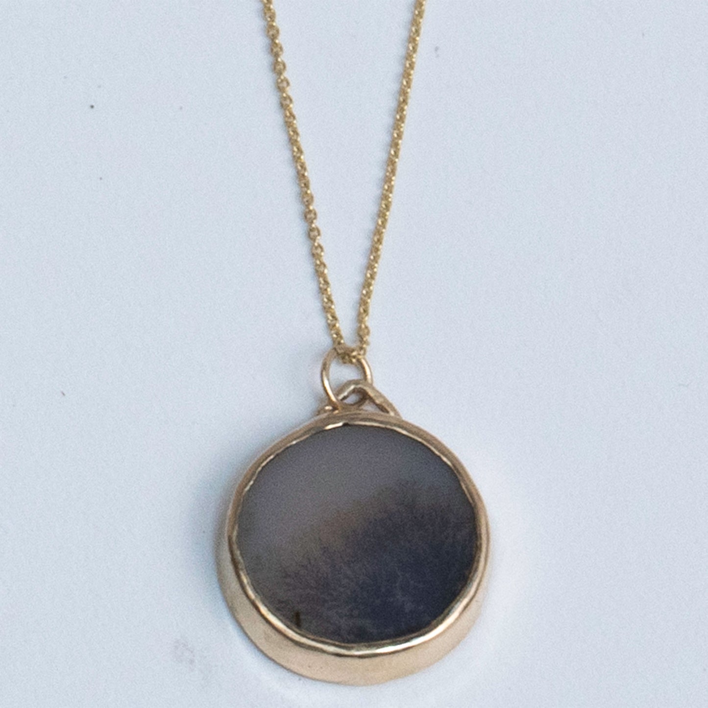 14k Gold Misty Bluff Necklace (One of a Kind)