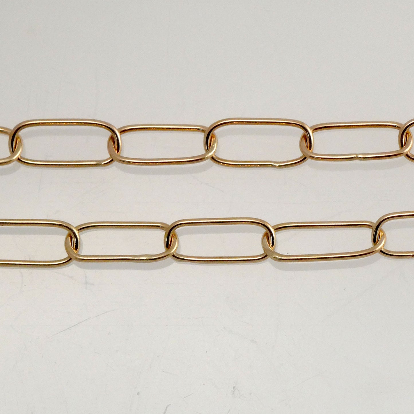 Long Paper Clip Necklace