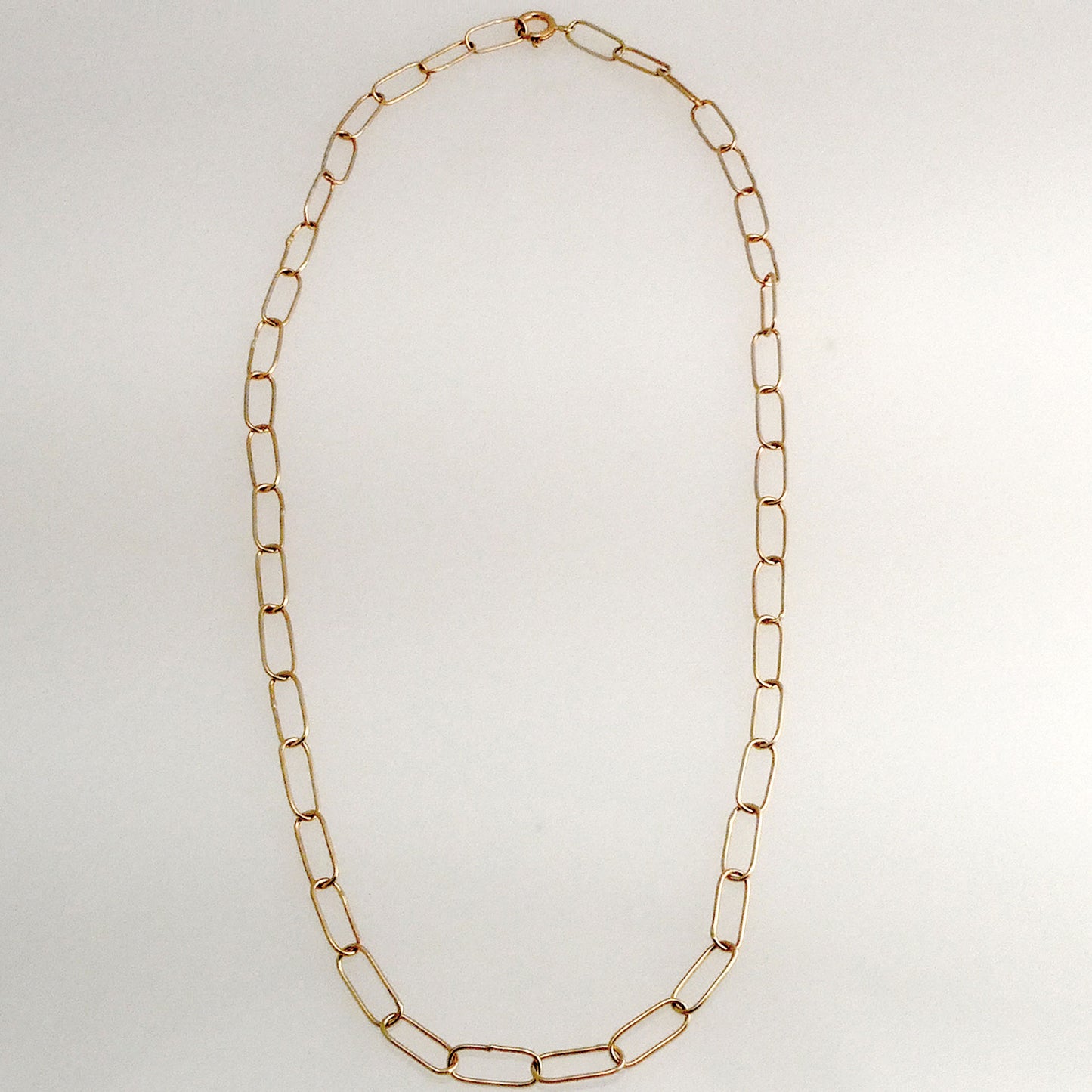 Long Paper Clip Necklace
