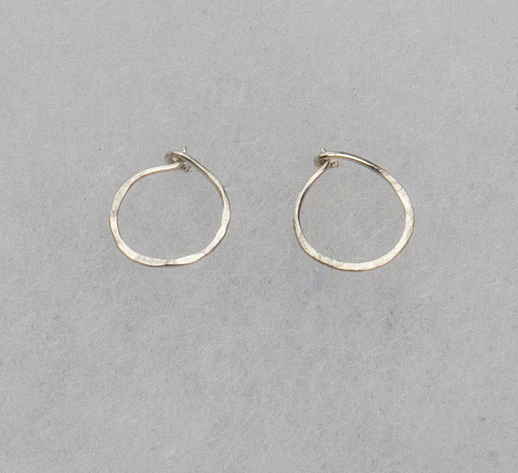 Very Small Hammered Hoops