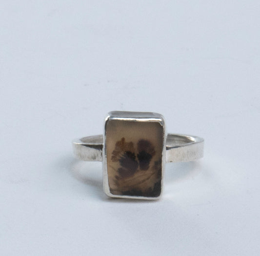 Floral Agate Ring (One of a Kind)