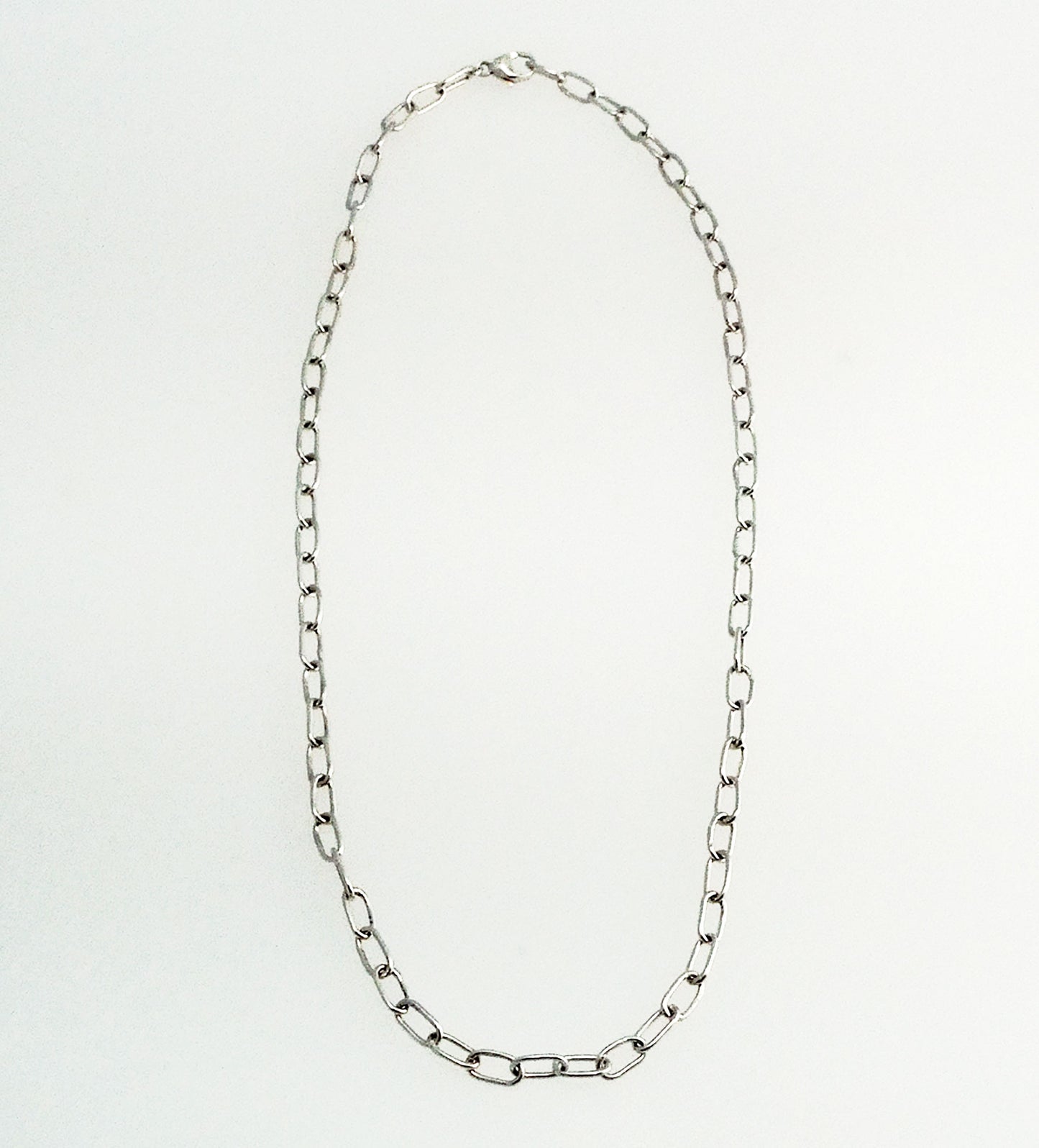 Long Paper Clip Necklace