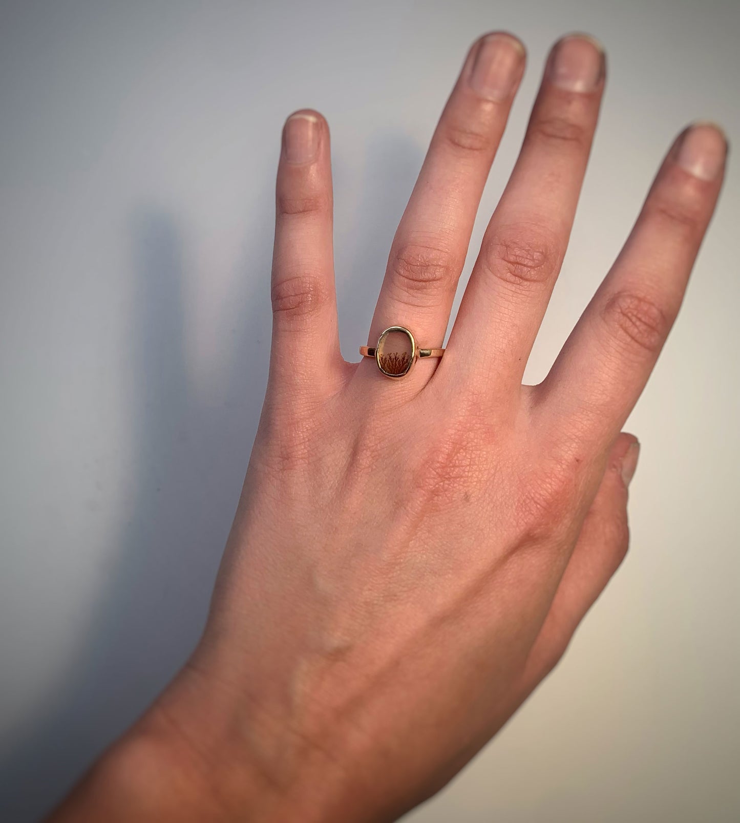 14k Seaweed Ring (One-of-a-Kind)