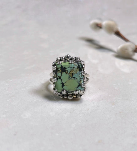 Blue Green Turquoise Ring