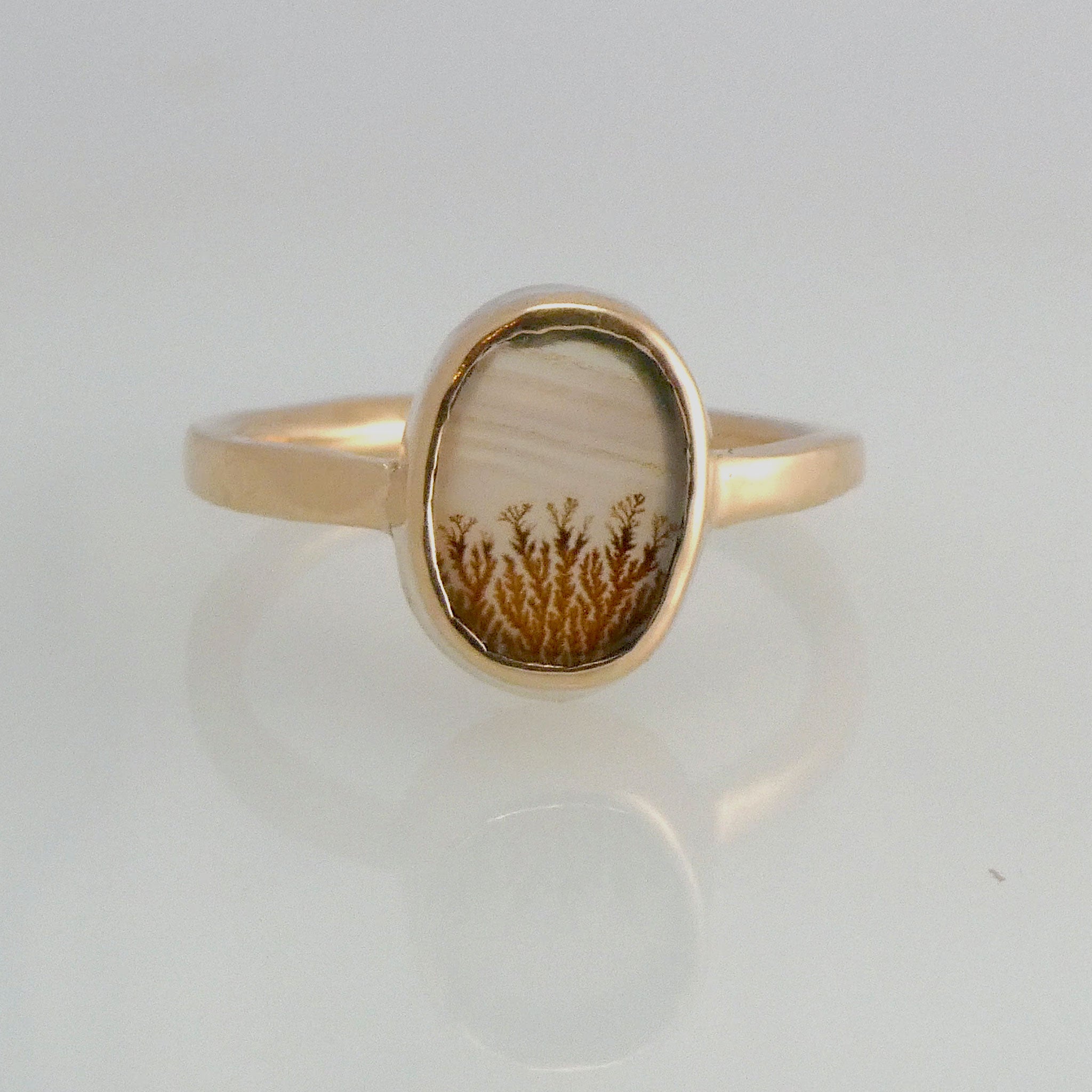 14k Seaweed Ring (One-of-a-Kind)