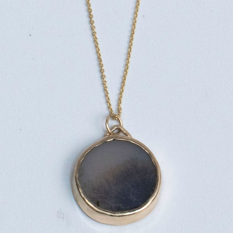 14k Gold Misty Bluff Necklace (One-of-a-Kind)