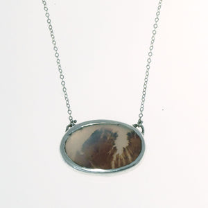 One of a Kind Nebula Agate Necklace